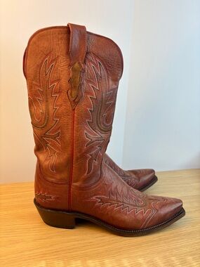 "Vintage Lucchese 1883" High End Peanut Brittle Men’s 9.5 Leather Western Boots